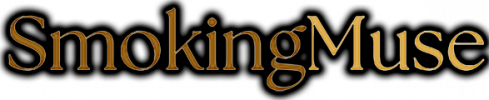 Sophisticated Logo Variations for 'Smoking Muse' cropped600_black_outer_glow2